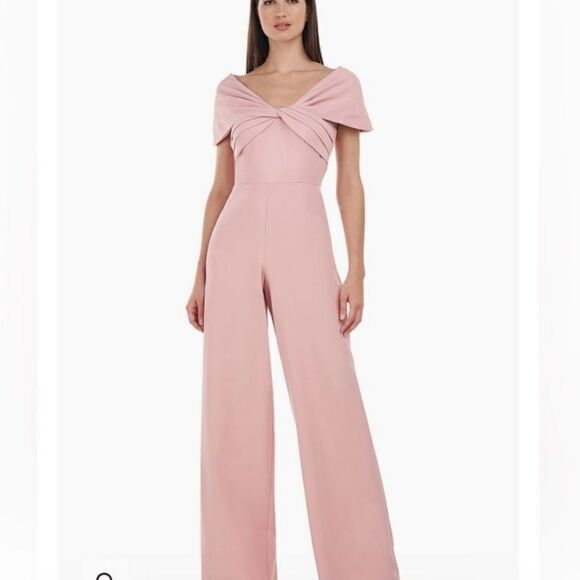 JS Collections SYLVIA TWIST JUMPSUIT 8 NWT - Picture 1 of 10